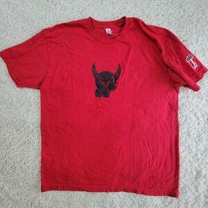 VTG Pearl Jam T-Shirt Made in USA HotRod Red Eagle Snake Mens XL Short Sleeve